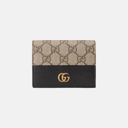 GUCCI GG Marmont Card Case Wallet | 古馳 卡套銀包 (Black)