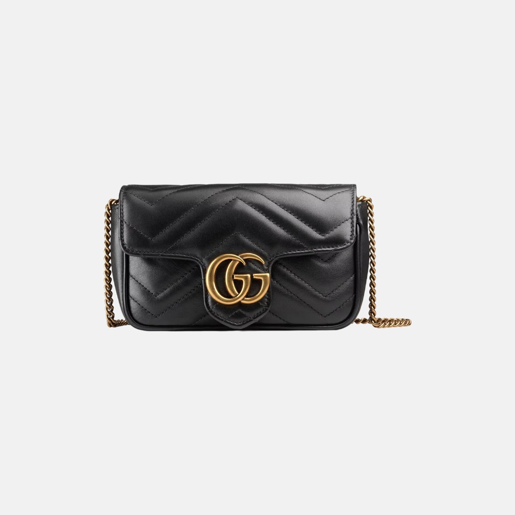 【GUCCI】Super Mini GG Mamong Matelasse Cross Bag/送料込み GUCCI GG Marmont Matelasse Super Mini Bag | 古馳超級迷你相機