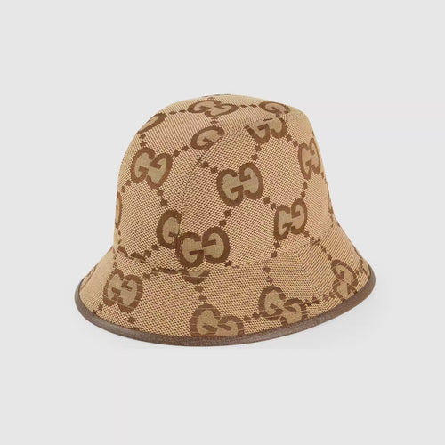 GUCCI Jumbo GG Canvas Bucket Hat | 古馳 漁夫帽 (啡色)
