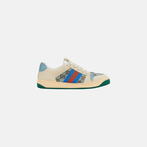 GUCCI Women's Screener Sneaker with Crystals | 古馳 波鞋 (Blue)