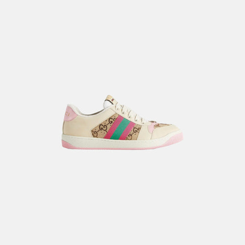 GUCCI Women's Screener Sneaker with Crystals | 古馳 波鞋 (Pink)