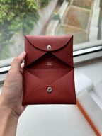 HERMES Calvi Wallet | 愛馬仕 卡套銀包 (紅色)