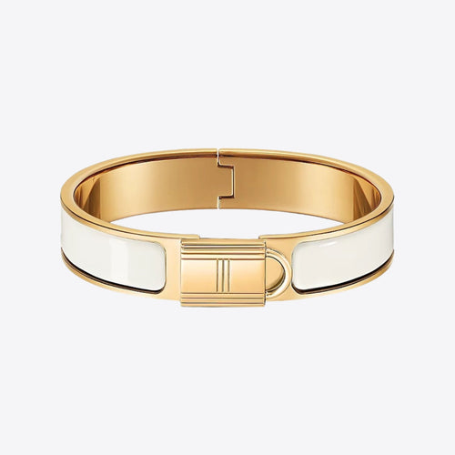 HERMES Clic Cadenas Bracelet | 愛馬仕 手鑄 (White)