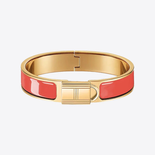 HERMES Clic Cadenas Bracelet | 愛馬仕 手鑄 (Orange)