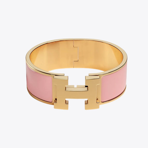 HERMES Clic Clac H Bracelet | 愛馬仕 手鐲 (Pink)