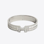 HERMES Clic H Quadrige au Fil Bracelet | 愛馬仕 手鐲 (白色)