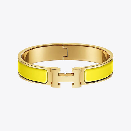 HERMES Clic H Bracelet | 愛馬仕 金手鐲 (Yellow)