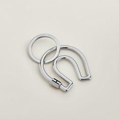 HERMES Fer a Cheval Key Ring | 愛馬仕 鎖匙扣 (Black)