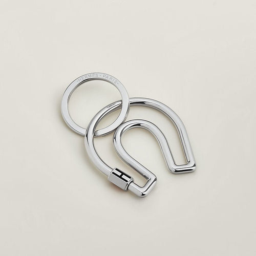 HERMES Fer a Cheval Key Ring | 愛馬仕 鎖匙扣 (Black)