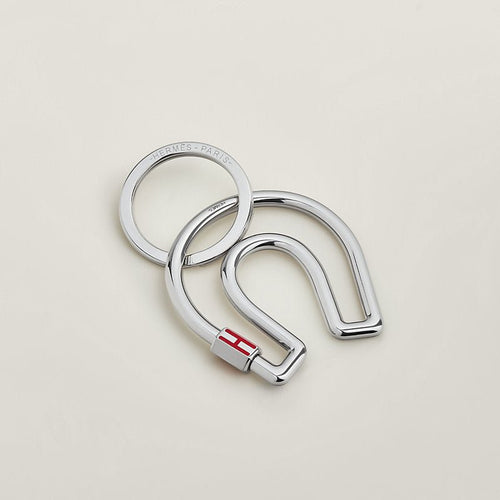 HERMES Fer a Cheval Key Ring | 愛馬仕 鎖匙扣 (Red)