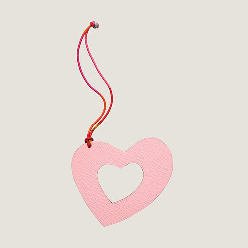 HERMES Heart Charm GM | 愛馬仕 心形吊飾 (Pink)