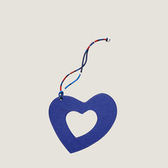 HERMES Heart Charm GM | 愛馬仕 心形吊飾 (Blue)