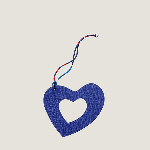 HERMES Heart Charm GM | 愛馬仕 心形吊飾 (Blue)