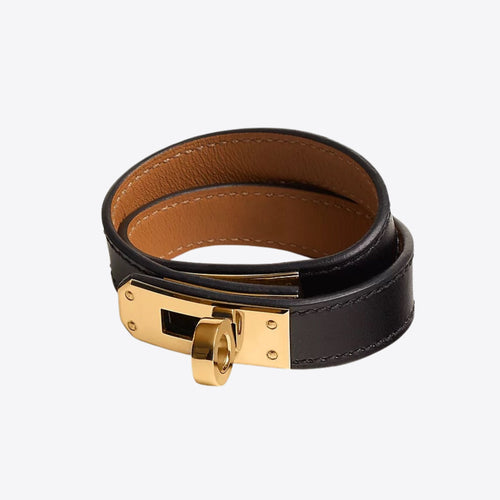 HERMES Kelly Double Tour Bracelet | 愛馬仕 手帶 (Black)