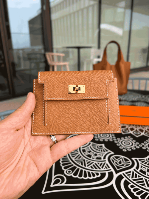 HERMES Kelly Pocket Gold GHW | 愛馬仕 銀包 (金色)