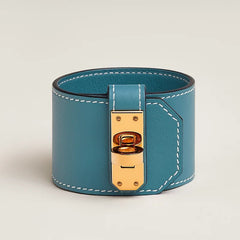 HERMES Large Kelly Twist Bracelet | 愛馬仕 手帶 (Blue)