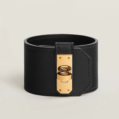 HERMES Large Kelly Twist Bracelet | 愛馬仕 手帶 (Black)