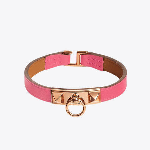 HERMES Rivale Mini Bracelet | 愛馬仕 手帶 (迷你/Pink/玫瑰金)