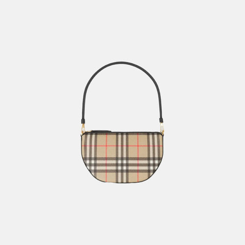 BURBERRY Vintage Check Olympia Pouch | 博柏利 手袋 (米色)