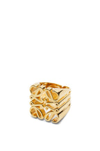 LOEWE Anagram Chevaliere Ring | 羅意威 戒指 (金色)