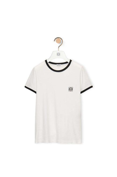 LOEWE Women's Anagram Cotton T-Shirt | 羅意威 女裝T恤 (白色)