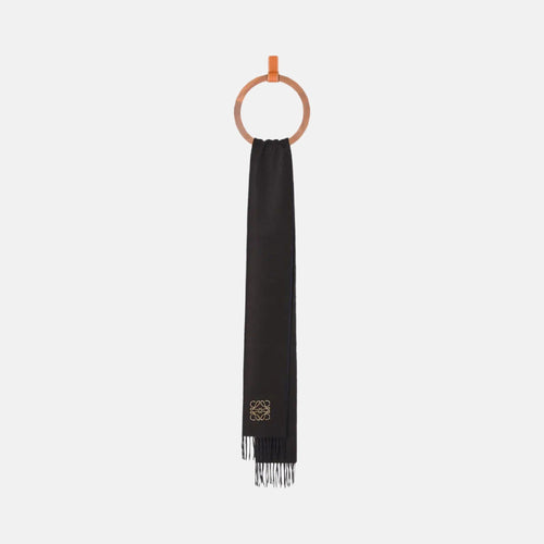 LOEWE Bicolour Scarf | 羅意威 雙面頸巾 (Black)