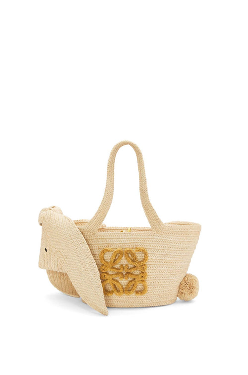 LOEWE Small Bunny Raffia Basket Bag | 羅意威 兔仔草籃袋 (細碼)