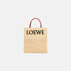 LOEWE Standard A4 Raffia Tote Bag | 羅意威 A4 草編袋 (Natural)