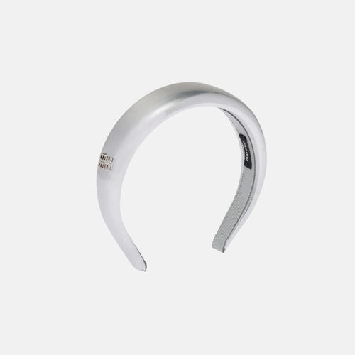 MIU MIU Fabric Headband | 繆繆 頭飾 (Silver)
