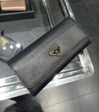 PRADA Flap Long Wallet | 普拉達 長銀包 (黑色)