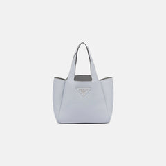 PRADA Medium Leather Tote Bag | 普拉達 手提袋 (Cornflower)