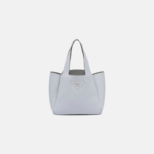 PRADA Medium Leather Tote Bag | 普拉達 手提袋 (Cornflower)