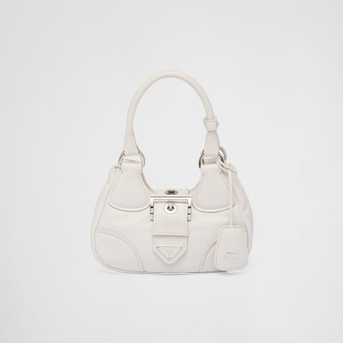 PRADA Moon Padded Nappa-Leather Bag | 普拉達 手袋 (White)