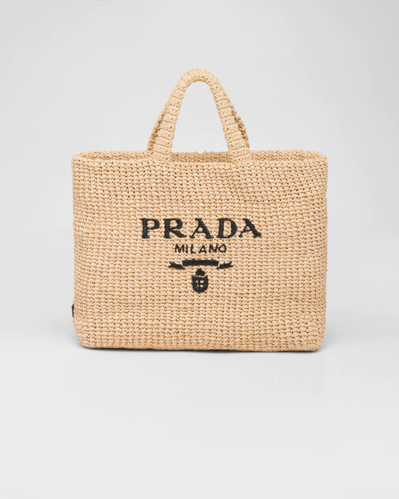 prada straw bag tote