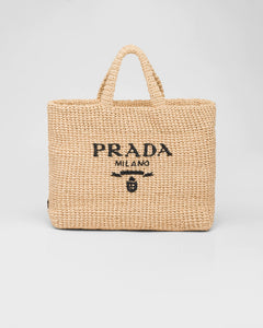 PRADA Raffia Tote Bag | 普拉達 草編袋 (Tan)