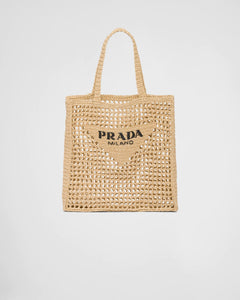 PRADA Raffia Tote Bag | 普拉達 草編袋 (Tan)