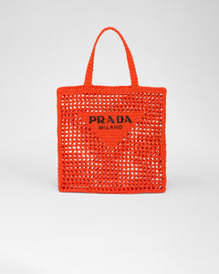 PRADA Raffia Tote Bag | 普拉達 草編袋 (Red)