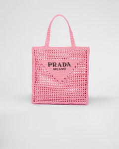 PRADA Raffia Tote Bag | 普拉達 草編袋 (Pink)