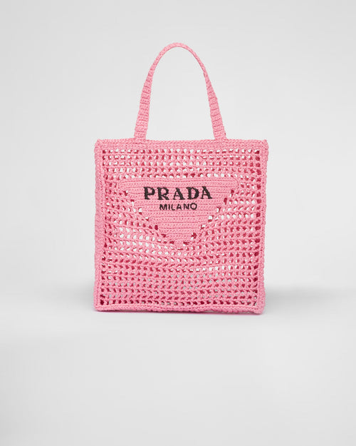 PRADA Raffia Tote Bag | 普拉達 草編袋 (Pink)