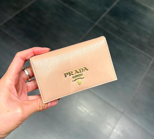 PRADA Small Flap Card Holder | 普拉達 銀包 (粉紅色)