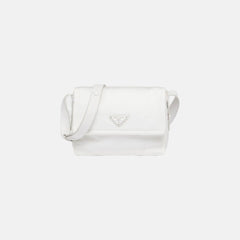 PRADA Small Padded Re-Nylon Shoulder Bag | 普拉達 手袋 (White)