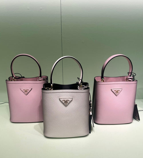 PRADA Small Panier Saffiano Leather Bag | 普拉達 水桶袋 (多色)