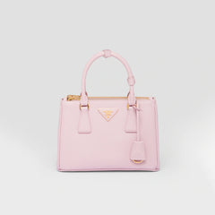 PRADA Small Prada Galleria Saffiano Leather Bag | 普拉達 手袋 (Pink)