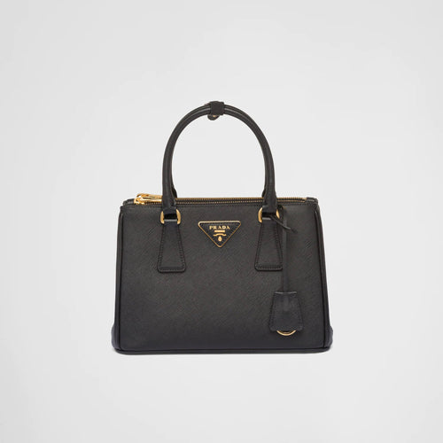PRADA Small Prada Galleria Saffiano Leather Bag | 普拉達 手袋 (Black)