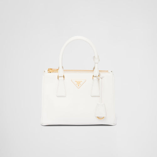 PRADA Small Prada Galleria Saffiano Leather Bag | 普拉達 手袋 (White)