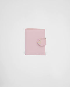 PRADA Small Saffiano and Leather Wallet | 普拉達 銀包 (Pink)