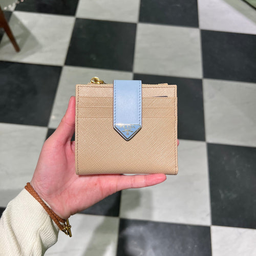 PRADA Small Saffiano and Leather Wallet | 普拉達 銀包 (多色)