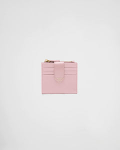 PRADA Small Saffiano and Leather Wallet | 普拉達 銀包 (Pink)