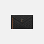 YSL SAINT LAURENT Gaby Double-Flap Chain Pouch | 聖羅蘭 手袋 (黑色)