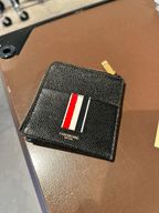 THOM BROWNE Men's Square Half Zip Around Wallet | 湯姆布朗 男仕銀包 (深藍色)